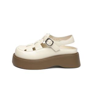 ZHR Римские сандалии женские бежевые, цвет Beige