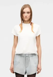 Футболка с принтом Mm6 Maison Margiela, Off White