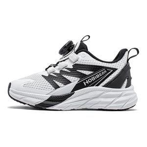 Детские кроссовки с низким верхом и амортизацией, износостойкие HOBIBEAR, черный/белый