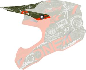 Козырек шлема Oneal 5series polyacrylite hr, Green