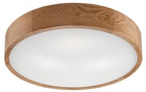 Светодиодный потолочный светильник Lamkur Round, коричневый - 47 х 47 см