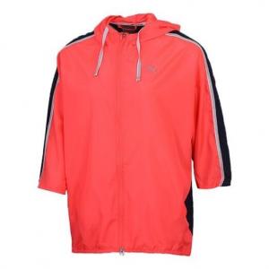 Куртка sports hooded jacket pink/blue Puma, розовый