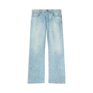 Джинсы Off-White Paint Relaxed Jeans 'Navy Blue/Multicolor', синий