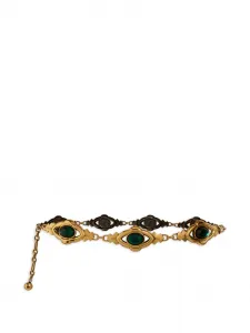 Ремень с металлическим декором Etro, золотой