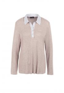 Короткий размер: терморубашка-поло с пушистой подкладкой и хлопковым воротником. Goldner, мультиколор