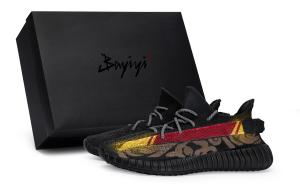 Yeezy Boost 350 V2 Кроссовки Lifestyle Unisex Low-Top Black-Brown-Red Adidas Originals