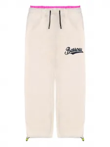 Брюки с вышитым логотипом Barrow kids, нейтральный