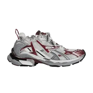 Кроссовки Balenciaga Wmns Runner Sneaker White Burgundy, белый