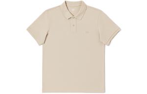 Lee Мужская поло бежевого цвета