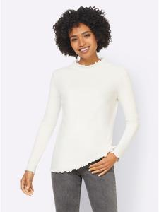 Рубашка с длинными рукавами цвета экрю Heine