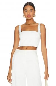 Топ Line & Dot Celestin Cropped, слоновая кость