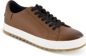Мужские кожаные кроссовки Karl Lagerfeld с двухтоновой подошвой, Cognac