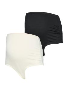 Бой-шорты MAMALICIOUS MLNATALIE, черный/белый