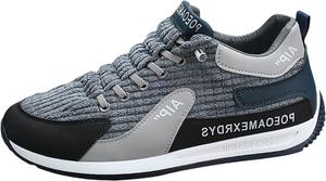 Мужская обувь Новая тенденция Вельветовые мужские повседневные спортивные кроссовки-ботинки Generic, серый