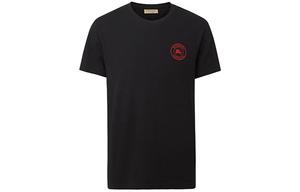 Burberry Logo с коротким рукавом унисекс, черный, цвет Black