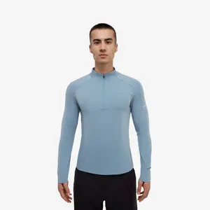 Мужская беговая флисовая толстовка Kiprun 500 с полумолнией