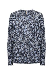 Блуза Soyaconcept, темно-синий/светло-синий