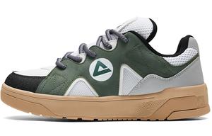 Мужские низкие скейтерские кроссовки Yi Chen Slip Resistant Abrasion Resistant Soft Resin Green PEAK, Soft Resin зеленый