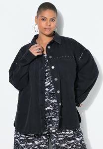 Блуза Studio Untold Button-down blouse, Black/Black Denim