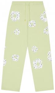 Спортивные штаны Denim Tears Rhinestone Cotton Wreath, зеленый