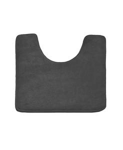 Нескользящий, ультрамягкий плюшевый коврик для ванной из пены с эффектом памяти — контур 24 x 20 дюймов Clara Clark, серый