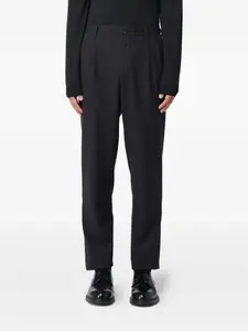 Брюки со складками спереди Incotex, серый