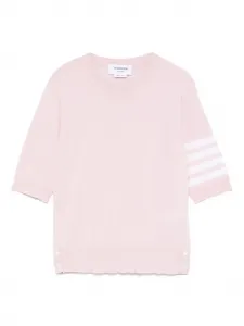 Топ с полосками THOM BROWNE, розовый