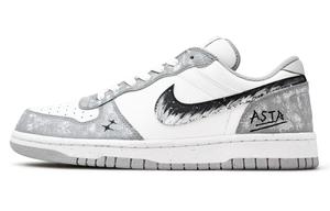 Nike Кроссовки для скейтбординга Big Galaxy Star Dream с низким верхом и устойчивостью к истиранию, мужские, цвет Meteorite Gray