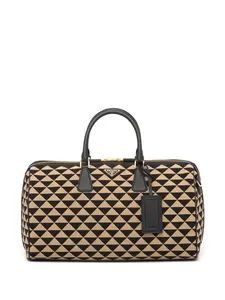 Дорожная сумка Symbole с вышивкой Prada, черный