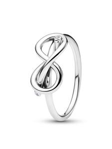 Кольцо Pandora Infinity Knot Ring, стерлинговое серебро