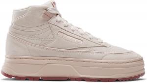 Женские кроссовки Reebok Club C Double Geo Mid, розовый