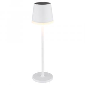 Globo Lighting Уличный светодиодный светильник на солнечных батареях, металлический, белый