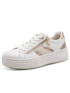 Tamaris Спортивные кроссовки на шнуровке белого цвета