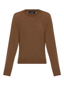 Шерстяной свитер DSQUARED2, коричневый