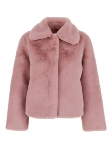 Шуба из искусственного меха Elis Apparis, розовый