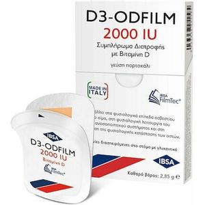 Ibsa D3-Odfilm 2000iu Пищевая добавка с витамином D - 30 растворимых полосок Pharmasyn