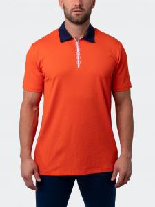 Футболка поло мужская MACEOO, красный