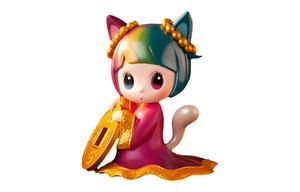 Тигр прыгает в новый год коллекция IP мистические коробки одиночная мистическая коробка/полная коробка 15 шт POP MART