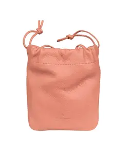 Стильная кожаная сумка через плечо Il Bisonte, розовый