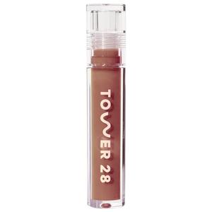 Увлажняющее нелипкое масло для губ ShineOn Lip Jelly Tower 28 Beauty, 0.13 oz/3.9 mL, Almond