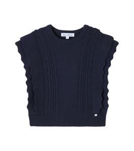 Жилет с рюшами Tartine et Chocolat, Marine
