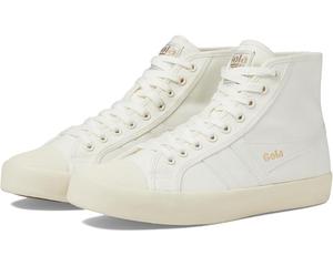 Кроссовки Gola Coaster High, цвет Off-White/Off-White/Gold