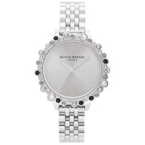 Женские часы Olivia Burton с серебряным циферблатом Olivia Burton, серебряный