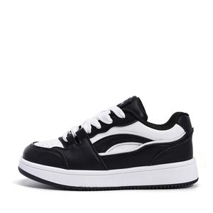 Feiyue Сбалансированные износостойкие легкие дышащие лоу-топ скейтбордские кроссовки женские - черные, цвет Black