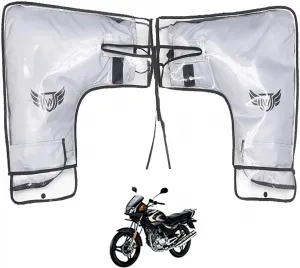 Защитные чехлы для руля мотоцикла, защитные чехлы для руля снегохода, ветрозащитные, ветрозащитные, перчатки для снегохода, водонепроницаемые, перчатки PA, Silberfarben