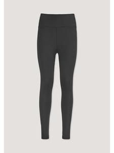 Леггинсы Hessnatur с высокой талией и функцией активного отдыха, изготовленные из органического хлопка, черного цвета