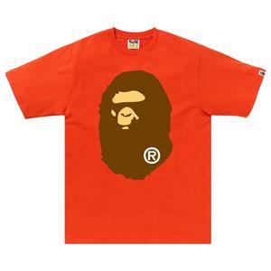 Футболка BAPE Big Ape Head, оранжевая