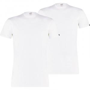 Базовая футболка с круглым вырезом, упаковка 2 шт. Puma, белый