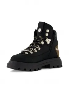 Ботинки на толстой подошве с шнуровкой DSQUARED2 KIDS, черный