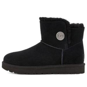 Ботинки зимние UGG Mini Bailey Snaps, черный